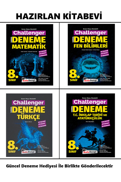 Kafa Dengi Yayınları 8.SINIF LGS CHALLENGER SÜPER SET - Fiyatı