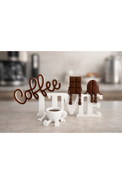 Coffee Time “Kahve Zamanı” Dekoratif Biblo Seti