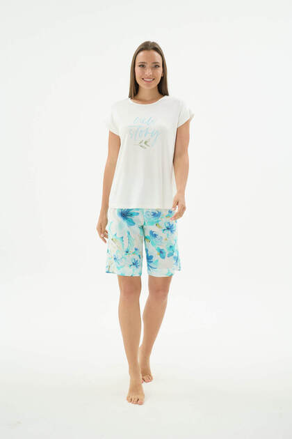 Women's Printed Shorts Set