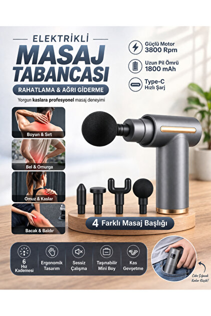 Yui Fascial Gun Body Fitness Profesyonel Masaj Aleti - Fiyatı