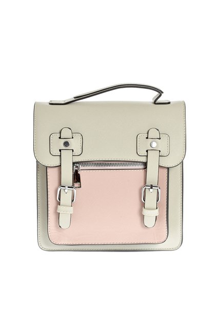 Rucsac casual bicolor cu bretele detasabile