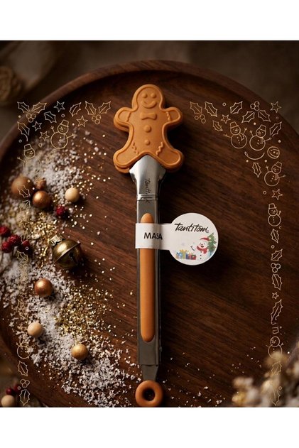 Silicone Tip Steel Tongs with Cookie Guys