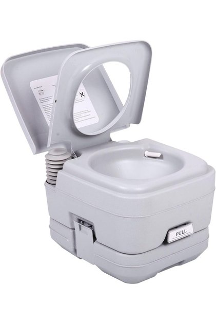 Portable Folding Toilet for Camping Travel Car Emergency Compact Outdoor Toilet