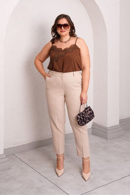 Carrot Fabric Pants