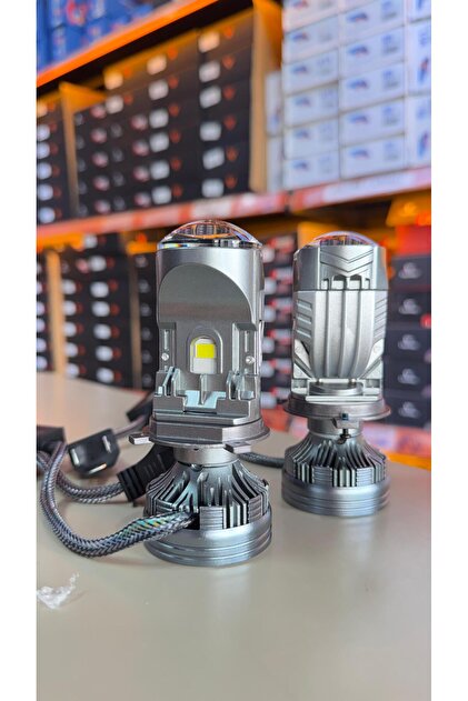 YENİLZD Vrpro H4 Mercekli Led Zenon Şimşek Etkili 120W 25.000