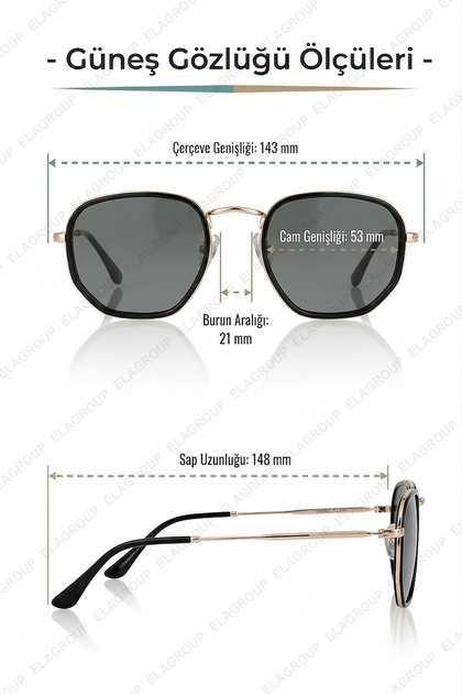 Daniel Klein Polarize - UV400 Korumalı Gold Yeşil Renk Orijinal