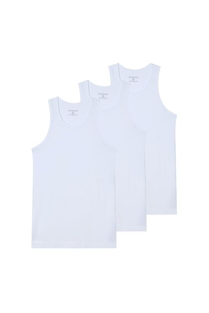 Men's Slim Fit Cotton Rib Tank Top (3-Pack)