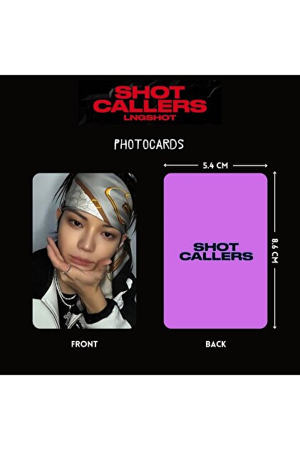 Kpop Dünyasi LNGSHOT '' Shot Callers '' Photocards Set 2 - Fiyatı