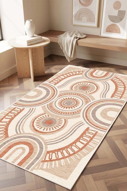 Machine Washable Non-Slip Base Stain-Resistant Digital Living Room Carpet Kitchen Carpet Rug and Runner