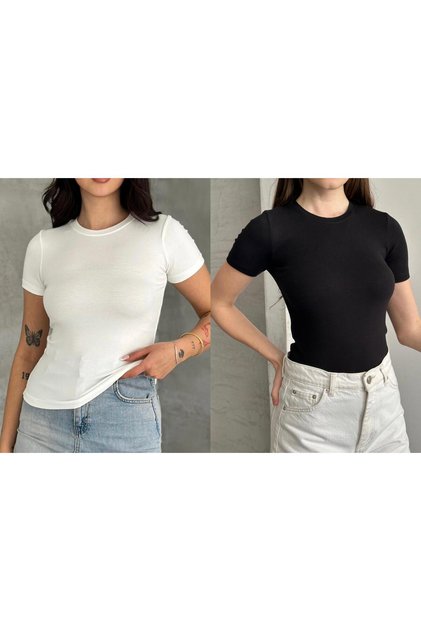 Women's Modal Short Sleeve Flexible Comfortable Blouse Bady