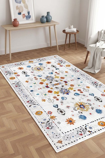 Machine Washable Non-Slip Base Stain-Resistant Digital Living Room Carpet Kitchen Carpet Rug and Runner