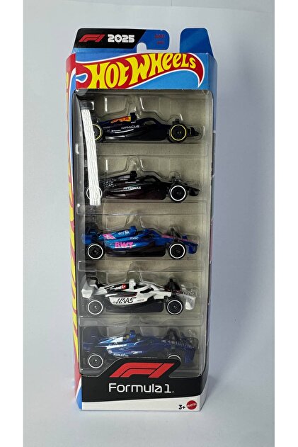 HOT WHEELS Formula 1 Serisi 2025 5 li Paket Model Araba - Fiyatı