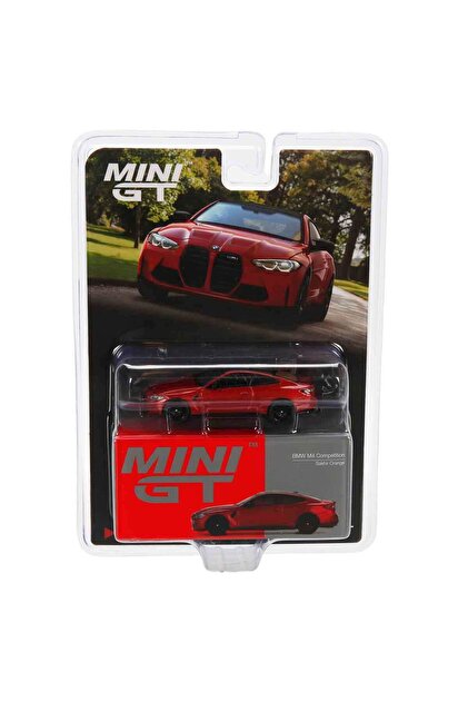 mini gt 1:64 BMW M4 Competition Sakhir Orange Diecast Model Araba