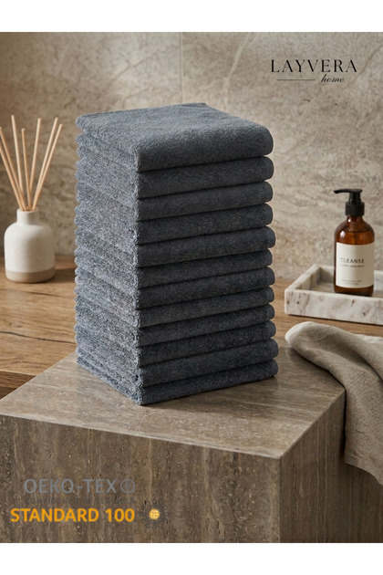 Kuaför Havlusu 50x90 Mikrofiber | Antrasit+Berber+Kuaför+Fitness+Havlu