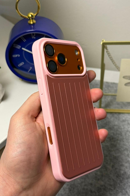 WANNA PROTECT İphone 17 Pro Max Uyumlu Rimowa Çizgili Premium