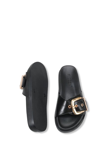 Selene Amara Women's Slippers 0012364 Black Rustic