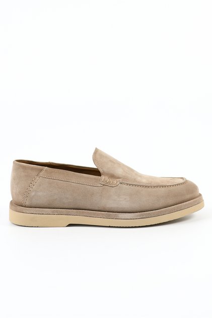Genuine Leather Mink Suede Loafer Men's Shoes - E4560