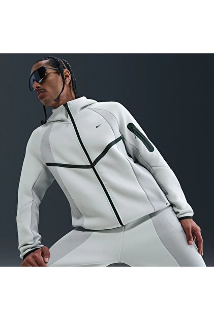 Nike Tech Fleece Pro Windrunner FZ Jacket Erkek Gri Sweatshirt