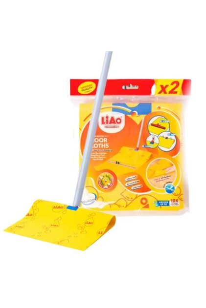Laio | فوط قابله للتركيب على عصا الممسحة مقاس XXL ( 60 سم × 60 سم ) - فوطتين في العلبة