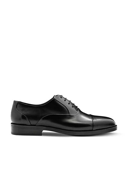 Genuine Leather Classic Men's Shoes 7107 Black (Black)