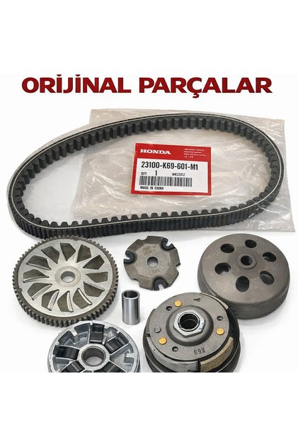 ACTİVA S 125 ÖN VARYATÖR ARKA VARYATÖR - KAYIŞ KOMPLE ORJİNAL ÜRÜNLER %100