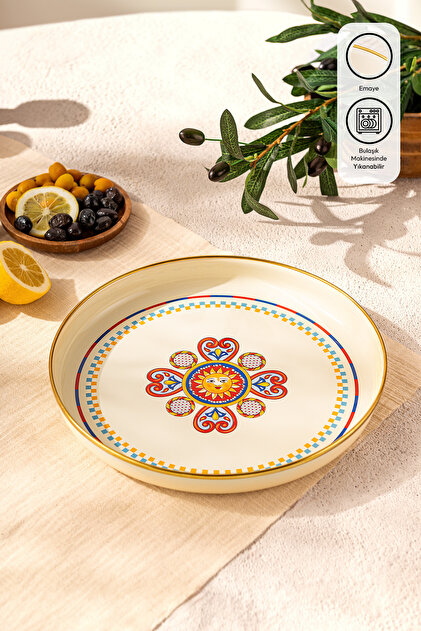 Solemar Emaye Sunumluk 28 cm