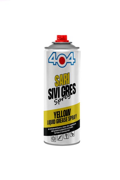 Sarı Sıvı Gres Sprey 400ml 20li Koli