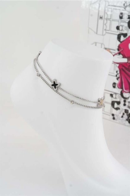 Women's 316 L Tarnishproof Anti Allergenic Steel Anklet
