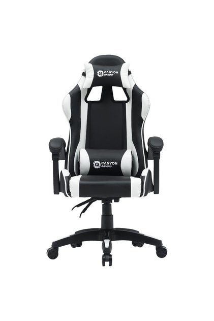 Scaun gaming Core SGCH2, Negru-Alb