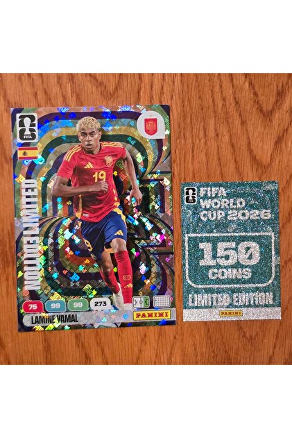 Panini FWC 2026 XXL Lamine Yamal Limited Edition Oyun Kartı (14cm