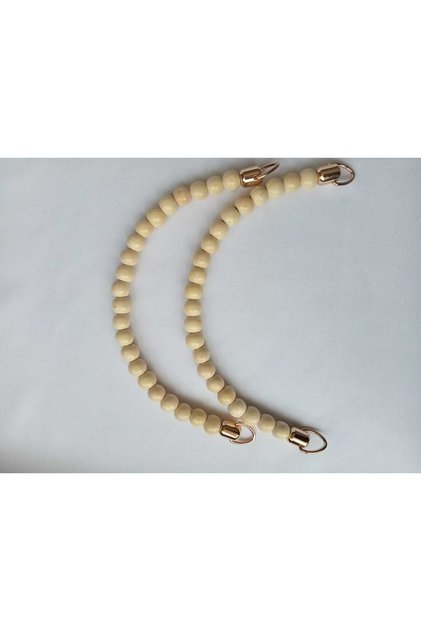 18 cm C Model Bag with Gold Rings on the Ends - Double