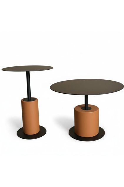 Elvie Contemporary Round Accent Table - Majestic Elvie Table