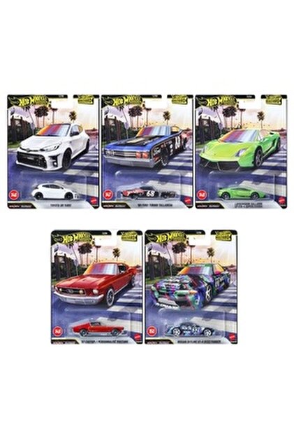 HOT WHEELS Premium Car Culture Japan Historics 5 - 5'li Set