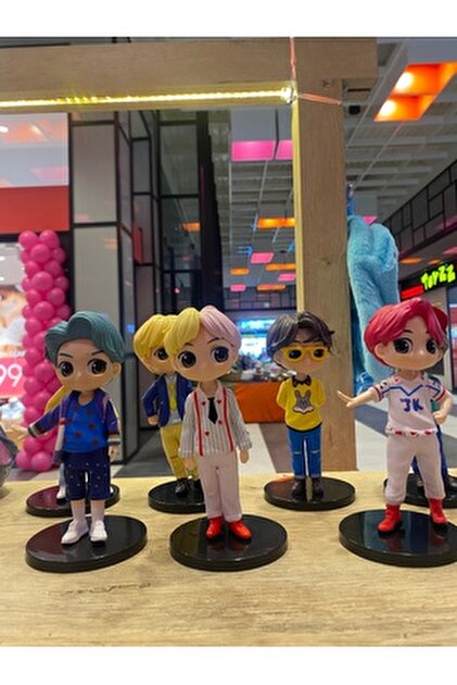 NETAVANTAJ K-Pop BTS Grubu Karakter Aksiyon Figür Seti Gençlik