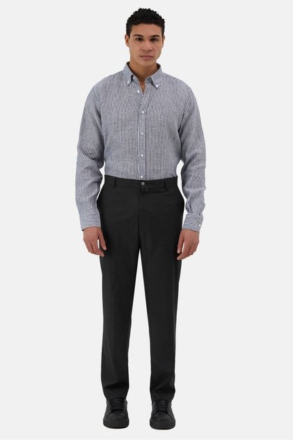 Anthracite Regular Fit Lycra Classic Fabric Trousers 2390-20
