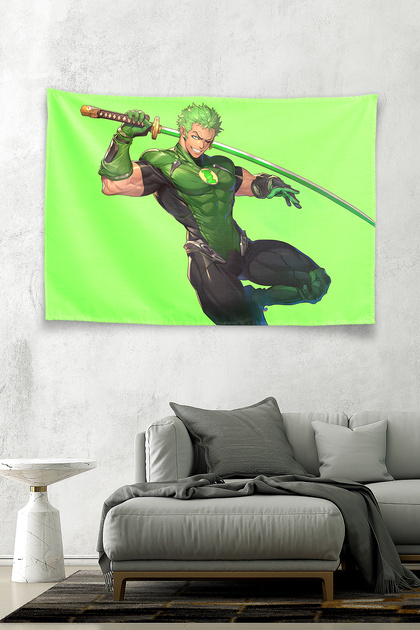 ART ROOM様　1本 Vagonik One Piece Roronoa Zoro As Green Lantern Crossover - Fiyatı