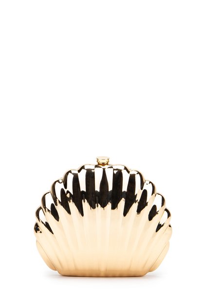 Sea Shell Model Women's Evening Dress Bag Oyster Gold