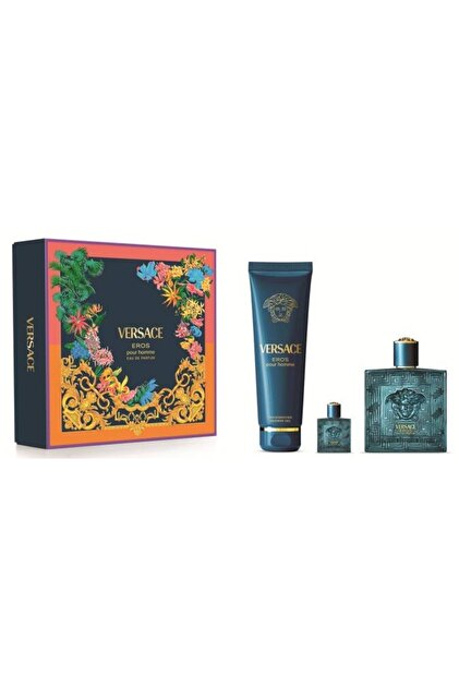 Versace Eros Flame EDP 100 ml Parfüm + 150 ml Duş Jeli + 5 ml
