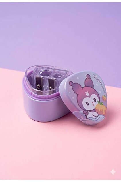 METAL KALEMTIRAŞ ÇİFT BIÇAKLI MAGIC WORLD 1 ADET (MK-7423) DINO CAPYBARA KUROMİ UNICORN