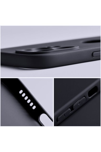¬Æ Υπέρλεπτη Θήκη Σιλικόνης για Apple iPhone 17 Pro Max, Μαύρο Ματ