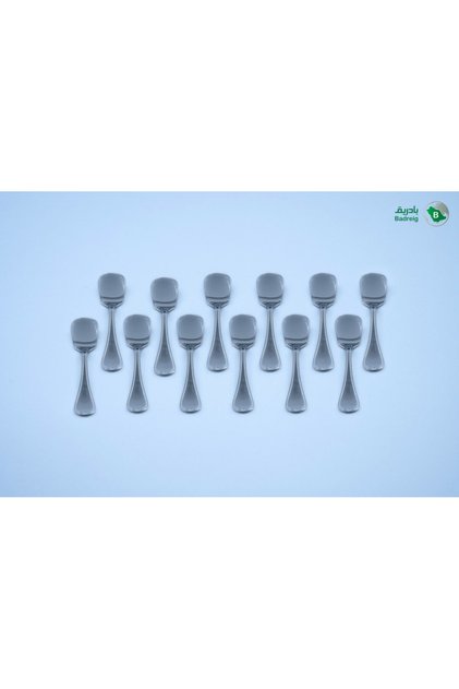 Egyptian Stainless Steel Ice Cream Spoon with Dots 12 Pieces