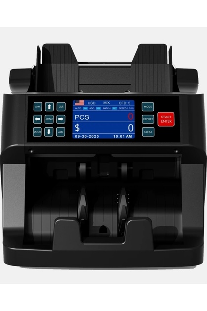 PRO 130 PARA SAYMA MAKİNASI 9 ÜLKE KARIŞIK SAYMA MÜŞTERİ EKRANLI