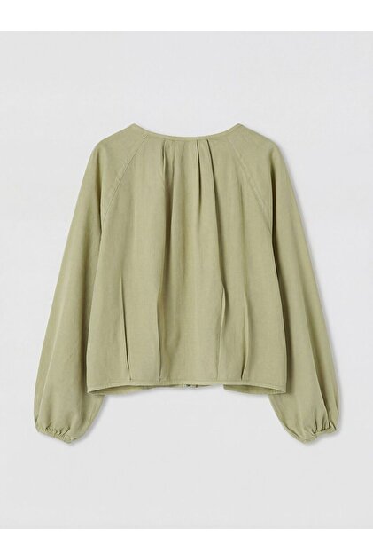 AAページ LC Waikiki LCW Vision Bisiklet Yaka Crop Kadın Jean Ceket - Fiyatı