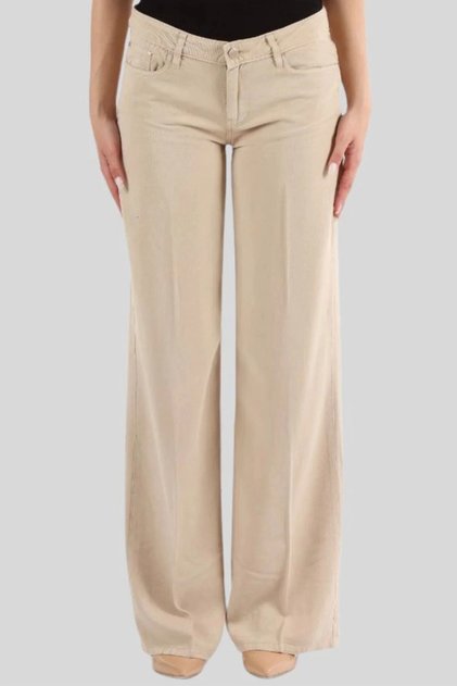 Drapey Palazzo Fit Kadın Krem Pantolon W4GA96WDP85-G1M5
