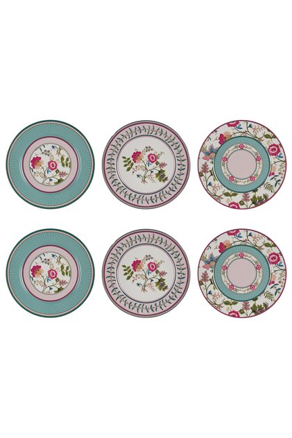 Florine Bone 27 cm 6-Piece Plate Set Lyth 090