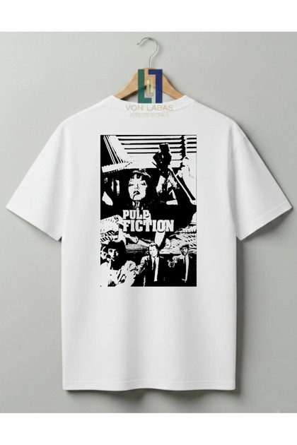 Pulp Fiction Designed Premium Unisex 100% Cotton High-Quality Printed T-Shirt Tvd