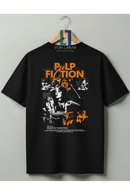 Pulp Fiction Designed Premium Unisex 100% Cotton High-Quality Printed T-Shirt Tvd