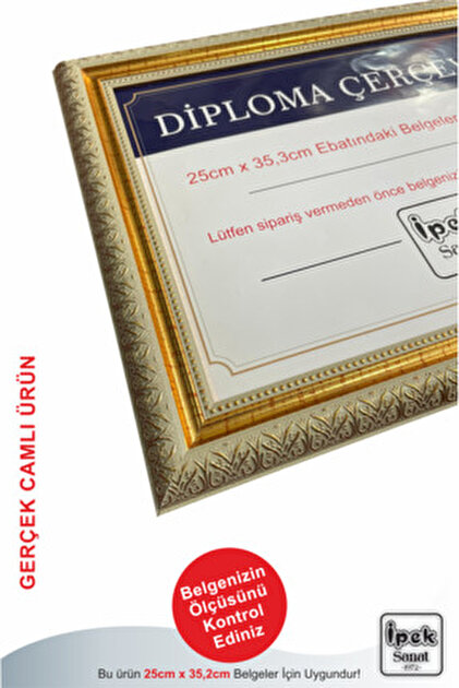 VEGACAM Diploma Sertifika Çerçevesi 23x33cm - Fiyatı, Yorumları