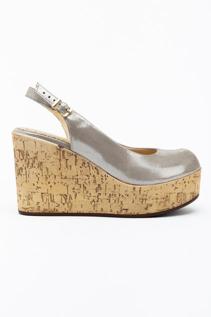 Genuine Leather 34-35-36-37-38-39-40 Size Natural Cork Look Women's Sandals