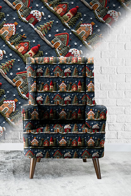 Secret Garden-03 3D Digital Printed Upholstery Sofa Fabric Good Quality Fabric That Does Not Stretch or Fade